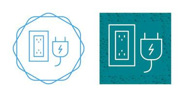 Plug-and-Socket-Vektorsymbol vektor