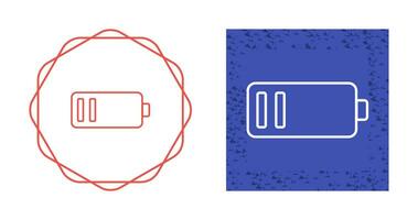 Vektorsymbol für schwache Batterie vektor