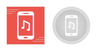 Musik-App-Vektorsymbol vektor