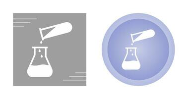 Vektorsymbol für das Gießen von Chemikalien vektor