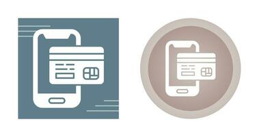 Vektorsymbol für mobile Zahlungen vektor