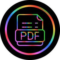 Pdf-Vektorsymbol vektor