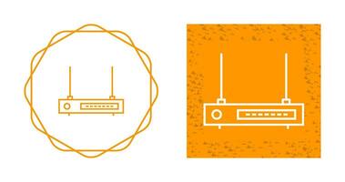 WLAN-Router-Vektorsymbol vektor