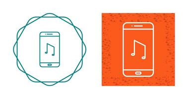 Musik-App-Vektorsymbol vektor
