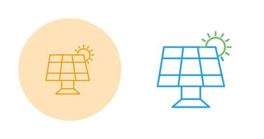 Vektorsymbol für Solarpanel vektor