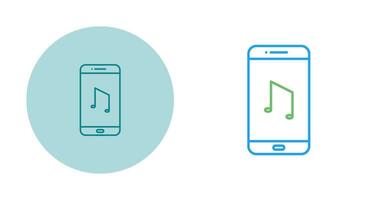 Musik-App-Vektorsymbol vektor