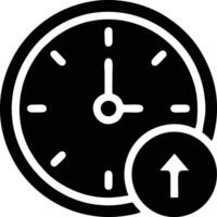 Uhr Symbol Symbol Design Bild. Illustration von das Alarm Uhr Zeit isoliert Vektor Bild. eps 10