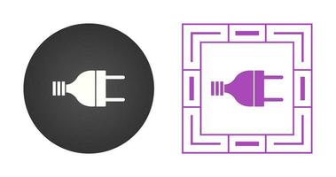 Vektorsymbol für elektrischen Stecker vektor