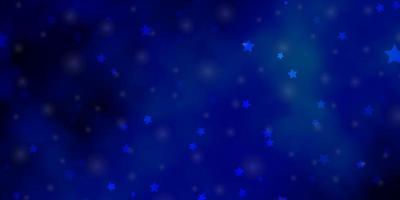 ljusblå vektorlayout med ljusa stjärnor. dekorativ illustration med stjärnor på abstrakt mall. tema för mobiltelefoner. vektor