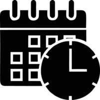 Uhr Symbol Symbol Design Bild. Illustration von das Alarm Uhr Zeit isoliert Vektor Bild. eps 10