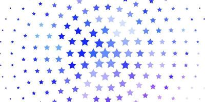 hellrosa, blaue Vektortextur mit schönen Sternen. dekorative Illustration mit Sternen auf abstrakter Vorlage. Muster für Websites, Zielseiten. vektor