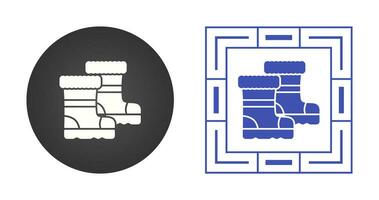 Vektorsymbol für Regenstiefel vektor