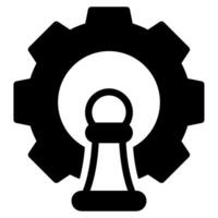 Ressource Zuweisung Symbol vektor