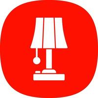 Lampe-Vektor-Icon-Design vektor