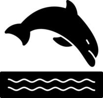 delfin vektor ikon design