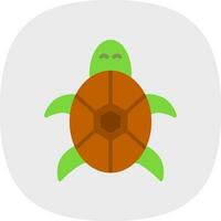 Schildkröten-Vektor-Icon-Design vektor