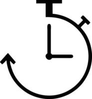 Uhr Symbol Symbol Design Bild. Illustration von das Alarm Uhr Zeit isoliert Vektor Bild. eps 10