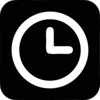 Uhr Symbol Symbol Design Bild. Illustration von das Alarm Uhr Zeit isoliert Vektor Bild. eps 10