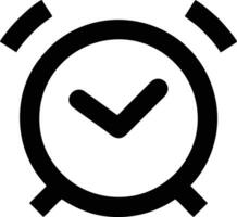 Uhr Symbol Symbol Design Bild. Illustration von das Alarm Uhr Zeit isoliert Vektor Bild. eps 10