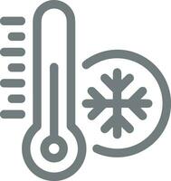 Thermometer Medizin Symbol Symbol Bild Vektor. Illustration von das Temperatur kalt und heiß messen Werkzeug Design Bild.eps 10 vektor