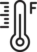 termometer medicin ikon symbol bild vektor. illustration av de temperatur kall och varm mäta verktyg design bild.eps 10 vektor