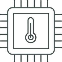 termometer medicin ikon symbol bild vektor. illustration av de temperatur kall och varm mäta verktyg design bild.eps 10 vektor