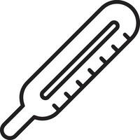 Thermometer Medizin Symbol Symbol Bild Vektor. Illustration von das Temperatur kalt und heiß messen Werkzeug Design Bild.eps 10 vektor