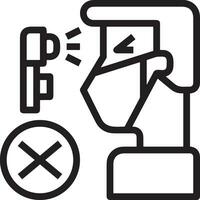 termometer medicin ikon symbol bild vektor. illustration av de temperatur kall och varm mäta verktyg design bild.eps 10 vektor