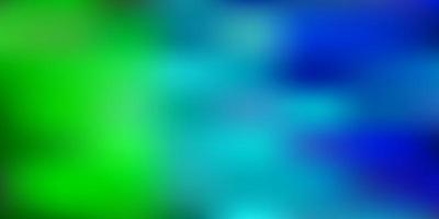 ljusblå, grön vektor gradient oskärpa bakgrund.