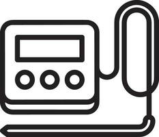 termometer medicin ikon symbol bild vektor. illustration av de temperatur kall och varm mäta verktyg design bild.eps 10 vektor