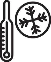 Thermometer Medizin Symbol Symbol Bild Vektor. Illustration von das Temperatur kalt und heiß messen Werkzeug Design Bild.eps 10 vektor