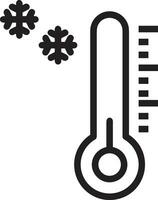 Thermometer Medizin Symbol Symbol Bild Vektor. Illustration von das Temperatur kalt und heiß messen Werkzeug Design Bild.eps 10 vektor