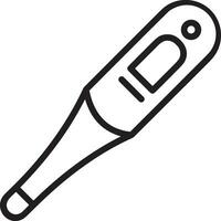 Thermometer Medizin Symbol Symbol Bild Vektor. Illustration von das Temperatur kalt und heiß messen Werkzeug Design Bild.eps 10 vektor