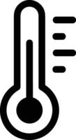 Thermometer Medizin Symbol Symbol Bild Vektor. Illustration von das Temperatur kalt und heiß messen Werkzeug Design Bild.eps 10 vektor