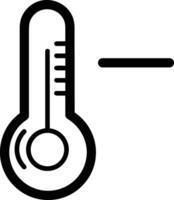 Thermometer Medizin Symbol Symbol Bild Vektor. Illustration von das Temperatur kalt und heiß messen Werkzeug Design Bild.eps 10 vektor