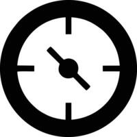 Uhr Symbol Symbol Design Bild. Illustration von das Alarm Uhr Zeit isoliert Vektor Bild. eps 10