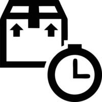 Uhr Symbol Symbol Design Bild. Illustration von das Alarm Uhr Zeit isoliert Vektor Bild. eps 10