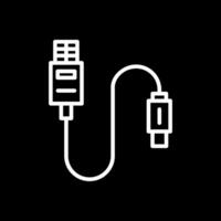 USB-Kabel Vektor Icon Design