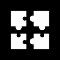 Puzzle-Vektor-Icon-Design vektor