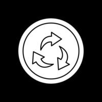 Recycling-Vektor-Icon-Design vektor