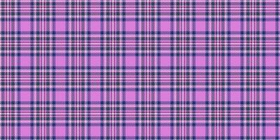 tartan kolla upp pläd textur sömlös mönster i rosa, blå, vit modern skriva ut i barbie ken stil för mode, Hem dekor och stationär skott vichy textur vektor illustration