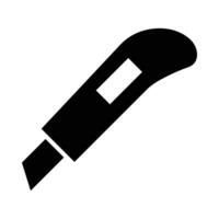 Cutter Vektor Glyphe Symbol zum persönlich und kommerziell verwenden.