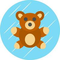 Teddybär-Vektor-Icon-Design vektor