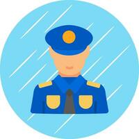 Polizei-Vektor-Icon-Design vektor