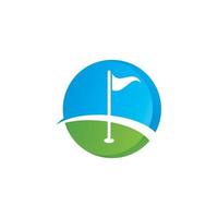 golf logo vektor ikon stockillustration