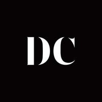 DC-Logo-Brief-Anfangslogo-Design-Vorlage vektor