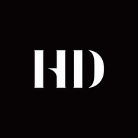 hd logotyp brev initial logo designmall vektor