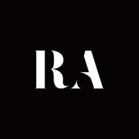ra-Logo-Brief-Anfangslogo-Design-Vorlage vektor
