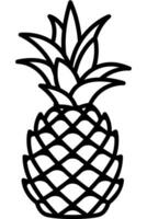 Ananas-Vektordesign vektor