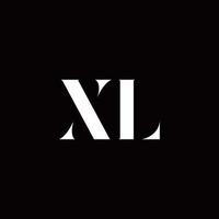 xl logotyp brev initial logo designmall vektor